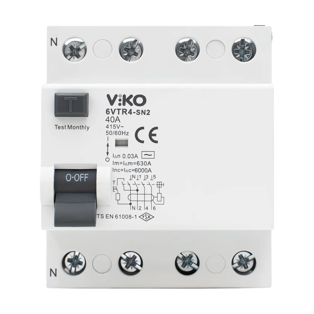 Viko kaçak akım rölesi 3×40 A 30 mA