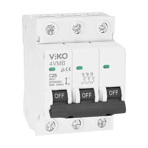 Viko otomatik sigorta 3×25 A K tipi